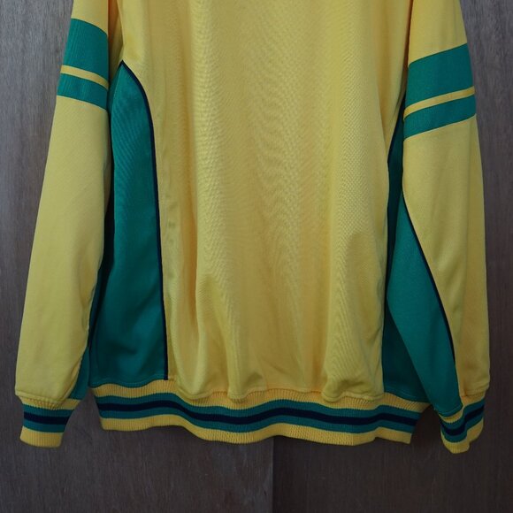 Vintage Trust USA Brazil Men's XL Embroidered Yellow/Green Jacket RN# 66591 - Picture 4 of 10